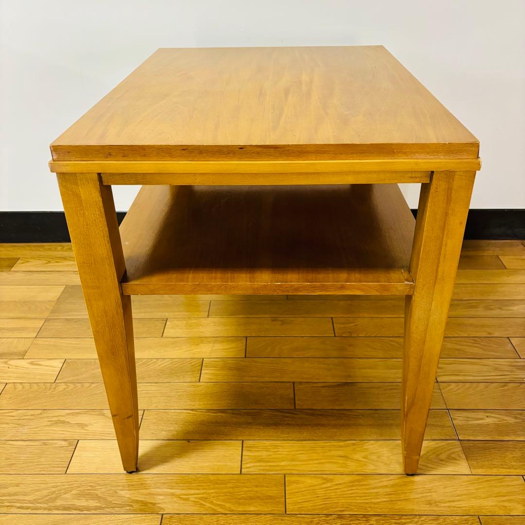 【希少品】Ethan Allen ローテーブル 2段　アメリカ製　送料込み