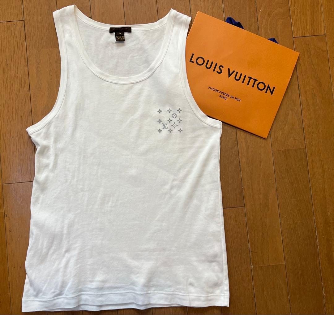 LOUIS VUITTON タンクトップ　モノグラム　ホワイト