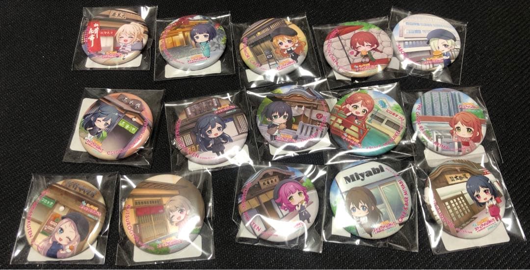 ラブライブ　虹ヶ咲学園スクールアイドル同好会　有馬温泉　缶バッジ　コンプリート
